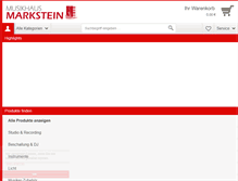 Tablet Screenshot of markstein.de